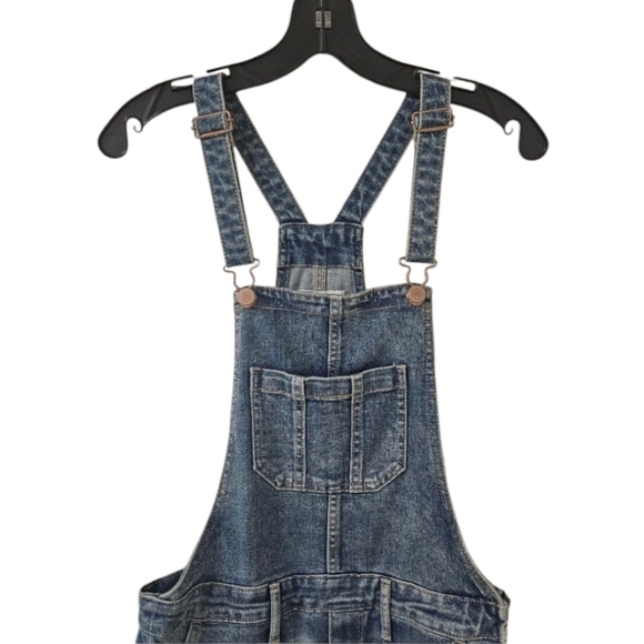 OLD NAVY BLUE DENIM OVERALLS WOMEN'S SIZE O - Picture 4 of 10